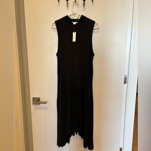 Maeve Large Midi Black Sleeveless Casual Dress NWT